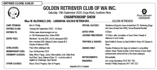 GRCWA CHAMP 1309